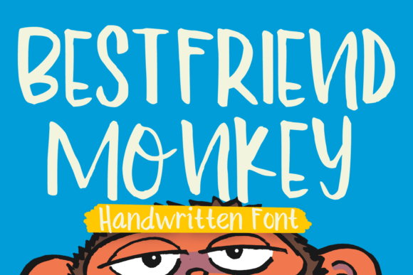 Bestfriend Monkey: A Playful Hand-Lettered Display Font for Modern Branding