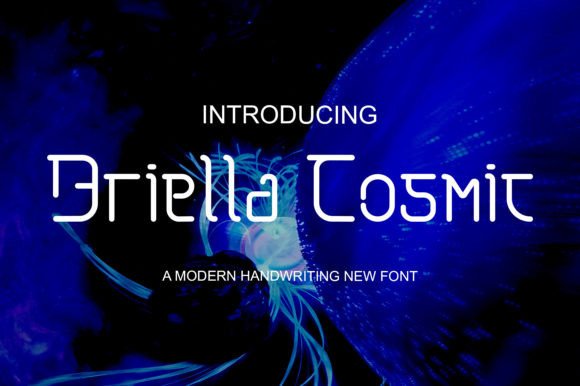 Briella Cosmic: A Cool Display Font for Joyful Editorial Design