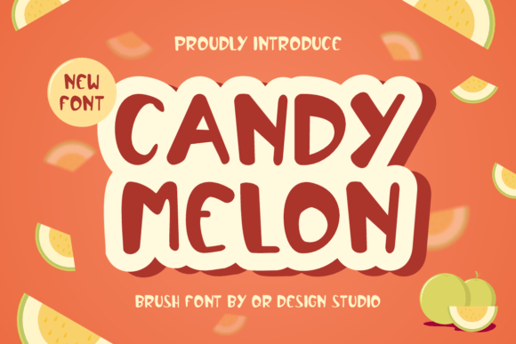 Candy Melon Display Font for Bold Branding Projects