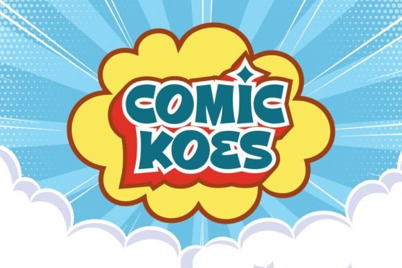 Comic Koes: A Playful Display Font for Editorial Design
