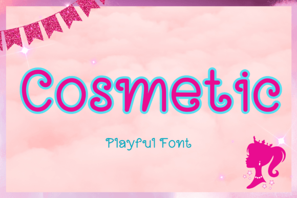 Cosmetic Font Gives Campaign Graphics a Cute, Clear Edge