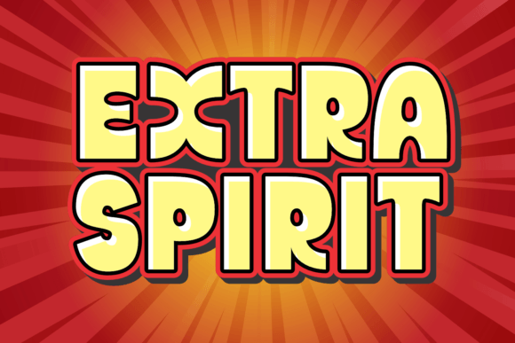 Extra Spirit Display Font for Web Design Projects