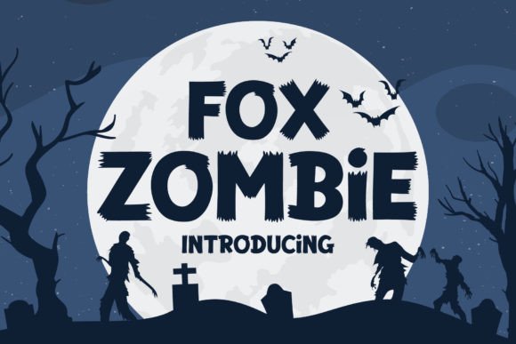 Fox Zombie: A Display Font with Playful Energy for Publishing Design