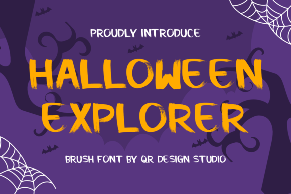 Halloween Explorer: A Handwritten Display Font for Branding Campaigns