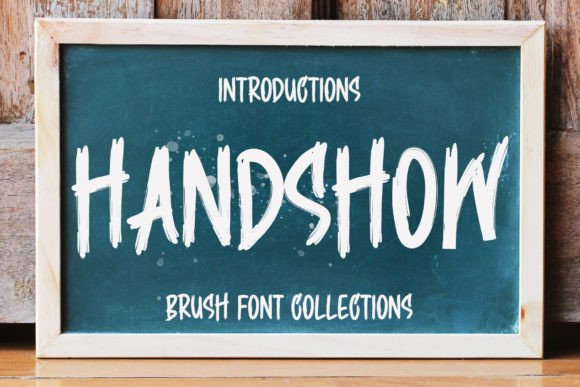 Handshow: A Playful Handwritten Font for Editorial Design
