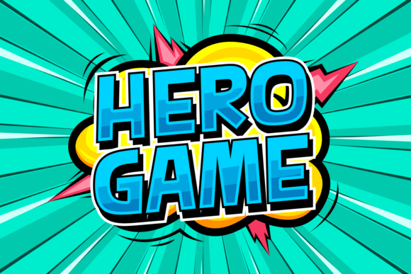Hero Game Font: A Bold Display Typeface for Editorial Design