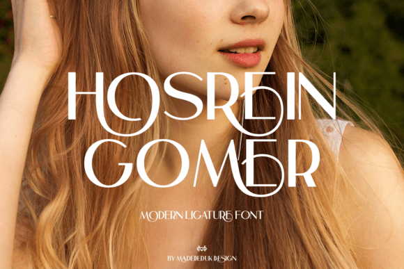 Hosrein Gomer: A Modern Ligature Font for Brand & Product Design
