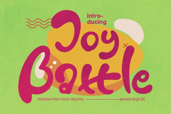 Joy Battle Display Font for Editorial Design and Content Layouts