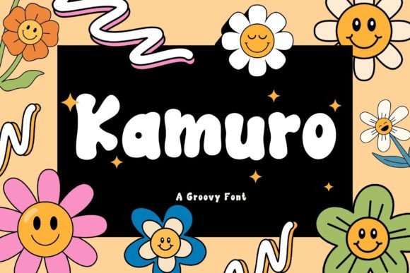 Kamuro: A Retro Groovy Display Font for Campaigns That Pop