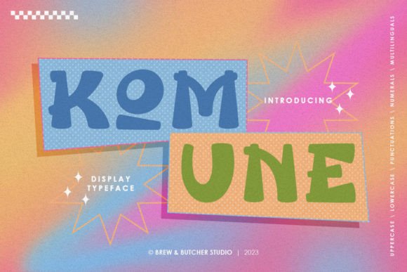 Komune Display Font Review for Brand Designers and Creatives