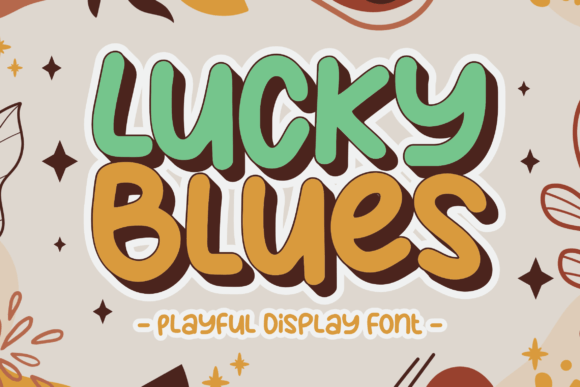 Lucky Blues Font: A Playful Display Typeface for Modern Campaigns