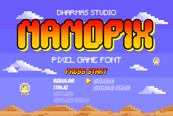 Nano Pix Font: A Display Typeface for Editorial Storytelling