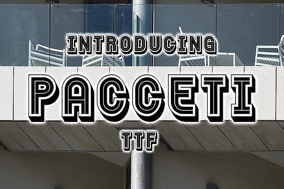 Pacceti: A Display Font That Elevates Small Business Branding