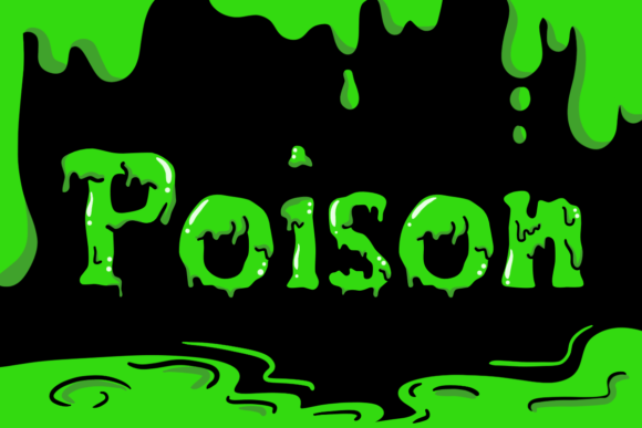 Poison Display Font: A Designer's Review of the Spooky Outline Typeface