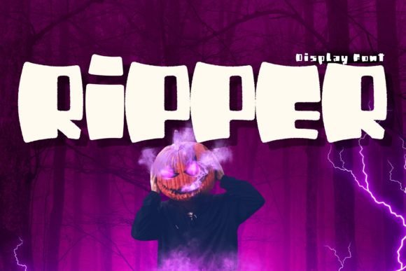 Ripper Font: A Playful Display Typeface for Memorable Branding