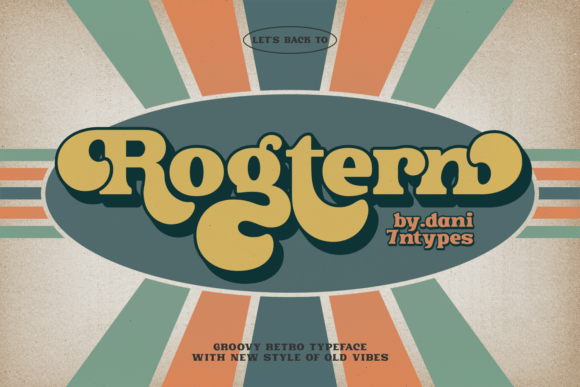 Rogtern: A Groovy Display Font for Modern Branding