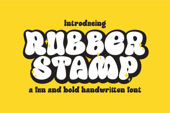 Rubber Stamp Display Font Review for Vintage Branding Projects