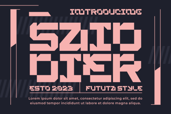 Said Dier Display Font for Web Design and Digital Branding