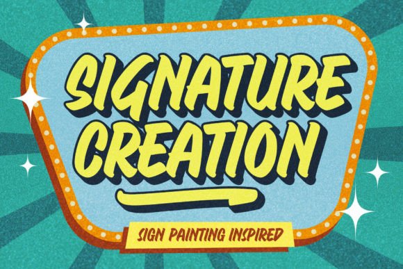 Signature Creation: A Display Font for Editorial Storytelling