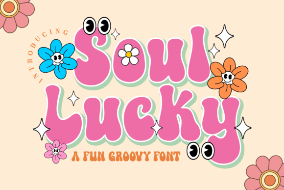 Soul Lucky Font Review: Groovy Display Type for Retro Campaigns