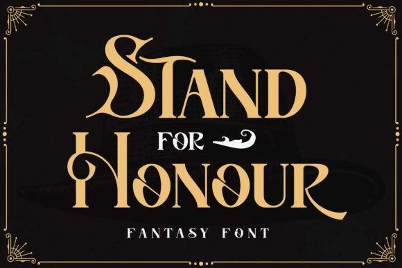 Stand for Honour Font: Bold Display Typography for Campaigns