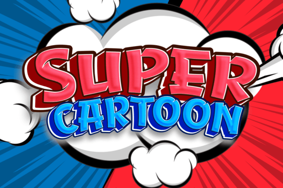 Super Cartoon: A Playful Display Font for Handmade Products and Creative Designs