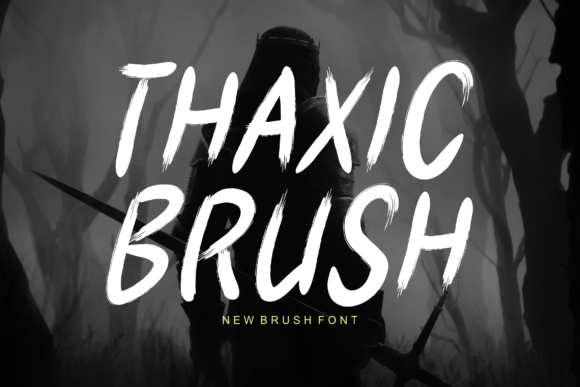 Thaxic Brush Font Gives Branding Projects an Authentic Edge