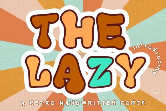 The Lazy Display Font for Approachable Editorial Design