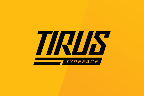 Tirus Font for Modern Craft Projects and Product Branding