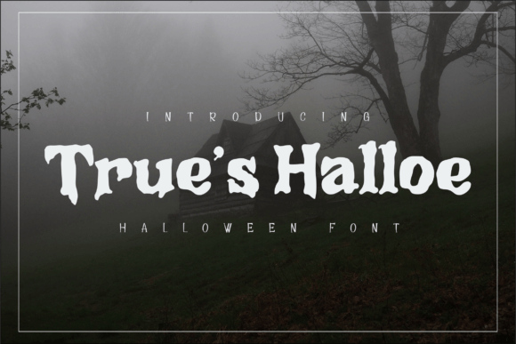 True s Halloe: A Display Font for Seasonal Editorial Design
